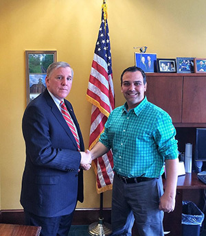 Ron Parasole with PA Senator John Blake